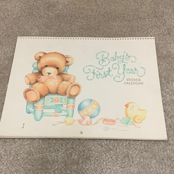 Hallmark Baby's First Year Sticker Calendar 